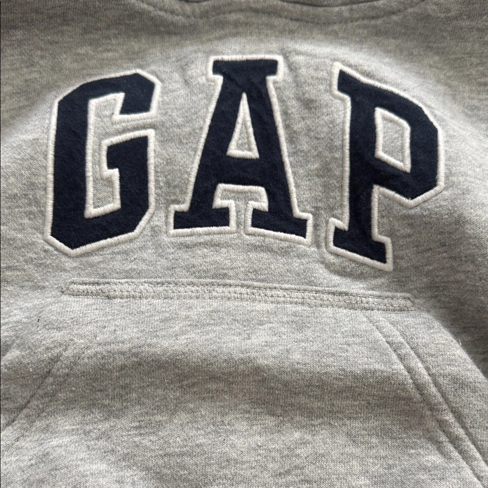 GAP Gray Hoodie and Beige Pants Set
